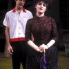 Actors Bernadette Peters and  Mandy Patinkin in a scene from the Broadway production of the musical "Sunday In The Park With George." (New York)