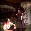 Actors Bernadette Peters and  Mandy Patinkin in a scene from the Broadway production of the musical "Sunday In The Park With George." (New York)
