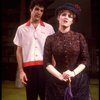 Actors Bernadette Peters and  Mandy Patinkin in a scene from the Broadway production of the musical "Sunday In The Park With George." (New York)