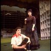 Actors Bernadette Peters and  Mandy Patinkin in a scene from the Broadway production of the musical "Sunday In The Park With George." (New York)