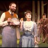 Actors Bernadette Peters and Chris Groendahl in a scene from the Broadway production of the musical "Sunday In The Park With George." (New York)