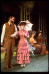 Actors Bernadette Peters and Chris Groendahl in a scene from the Broadway production of the musical "Sunday In The Park With George." (New York)