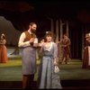 Actors Bernadette Peters and Chris Groendahl in a scene from the Broadway production of the musical "Sunday In The Park With George." (New York)