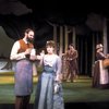Actors Bernadette Peters and Chris Groendahl in a scene from the Broadway production of the musical "Sunday In The Park With George." (New York)