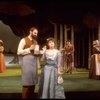 Actors Bernadette Peters and Chris Groendahl in a scene from the Broadway production of the musical "Sunday In The Park With George." (New York)