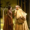 Actors Barbara Bryne (L) and Judith Moore in a scene from the Broadway production of the musical "Sunday In The Park With George." (New York)