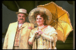 Actors Kurt Knudson and Judith Moore in a scene from the Broadway production of the musical "Sunday In The Park With George." (New York)