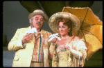 Actors Kurt Knudson and Judith Moore in a scene from the Broadway production of the musical "Sunday In The Park With George." (New York)