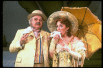 Actors Kurt Knudson and Judith Moore in a scene from the Broadway production of the musical "Sunday In The Park With George." (New York)