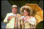 Actors Kurt Knudson and Judith Moore in a scene from the Broadway production of the musical "Sunday In The Park With George." (New York)