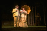 Actors Kurt Knudson and Judith Moore in a scene from the Broadway production of the musical "Sunday In The Park With George." (New York)