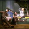 L-R) Actors Mandy Patinkin (as painter Georges Seurat), William Parry and Danielle Ferland in a scene from the Broadway production of the musical "Sunday In The Park With George." (New York)