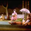 L-R) Actors Judith Moore, Barbara Bryne, Bernadette Peters, Mary D'arcy and Melanie Vaughan in a scene from the Broadway production of the musical "Sunday In The Park With George." (New York)