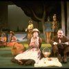 L-R) Actors Mary D'Arcy, Melanie Vaughan, Judith Moore, Nancy Opel, Brent Spiner, Robert Westenberg and Charles Kimbrough in a scene from the Broadway production of the musical "Sunday In The Park With George." (New York)