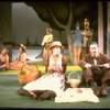 L-R) Actors Mary D'Arcy, Melanie Vaughan, Judith Moore, Nancy Opel, Brent Spiner, Robert Westenberg and Charles Kimbrough in a scene from the Broadway production of the musical "Sunday In The Park With George." (New York)