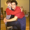 Actors Bernadette Peters and Mandy Patinkin at a rehearsal for the Broadway production of the musical "Sunday In The Park With George." (New York)