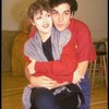 Actors Bernadette Peters and Mandy Patinkin at a rehearsal for the Broadway production of the musical "Sunday In The Park With George." (New York)