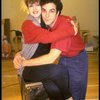 Actors Bernadette Peters and Mandy Patinkin at a rehearsal for the Broadway production of the musical "Sunday In The Park With George." (New York)