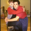 Actors Bernadette Peters and Mandy Patinkin at a rehearsal for the Broadway production of the musical "Sunday In The Park With George." (New York)