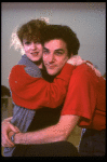 Actors Bernadette Peters and Mandy Patinkin at a rehearsal for the Broadway production of the musical "Sunday In The Park With George." (New York)