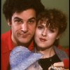 Actors Bernadette Peters and Mandy Patinkin at a rehearsal for the Broadway production of the musical "Sunday In The Park With George." (New York)