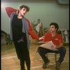 Actors Bernadette Peters and Mandy Patinkin at a rehearsal for the Broadway production of the musical "Sunday In The Park With George." (New York)