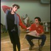 Actors Bernadette Peters and Mandy Patinkin at a rehearsal for the Broadway production of the musical "Sunday In The Park With George." (New York)