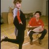 Actors Bernadette Peters and Mandy Patinkin at a rehearsal for the Broadway production of the musical "Sunday In The Park With George." (New York)