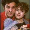 Actors Bernadette Peters and Mandy Patinkin at a rehearsal for the Broadway production of the musical "Sunday In The Park With George." (New York)