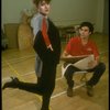 Actors Bernadette Peters and Mandy Patinkin at a rehearsal for the Broadway production of the musical "Sunday In The Park With George." (New York)