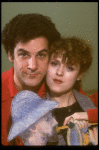 Actors Bernadette Peters and Mandy Patinkin at a rehearsal for the Broadway production of the musical "Sunday In The Park With George." (New York)