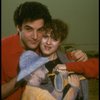 Actors Bernadette Peters and Mandy Patinkin at a rehearsal for the Broadway production of the musical "Sunday In The Park With George." (New York)