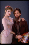 Actors Bernadette Peters and Robert Westenberg from the Broadway production of the musical "Sunday In The Park With George." (New York)