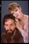 Actors Bernadette Peters and Robert Westenberg from the Broadway production of the musical "Sunday In The Park With George." (New York)