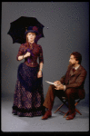 Actors Bernadette Peters and Robert Westenberg from the Broadway production of the musical "Sunday In The Park With George." (New York)
