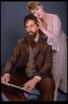 Actors Bernadette Peters and Robert Westenberg from the Broadway production of the musical "Sunday In The Park With George." (New York)