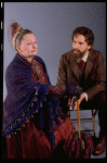 Actors Barbara Bryne and Robert Westenberg from the Broadway production of the musical "Sunday In The Park With George." (New York)
