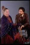 Actors Barbara Bryne and Robert Westenberg from the Broadway production of the musical "Sunday In The Park With George." (New York)