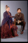 Actors Barbara Bryne and Robert Westenberg from the Broadway production of the musical "Sunday In The Park With George." (New York)