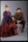 Actors Barbara Bryne and Robert Westenberg from the Broadway production of the musical "Sunday In The Park With George." (New York)