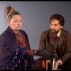 Actors Barbara Bryne and Robert Westenberg from the Broadway production of the musical "Sunday In The Park With George." (New York)