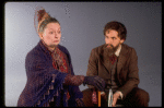 Actors Barbara Bryne and Robert Westenberg from the Broadway production of the musical "Sunday In The Park With George." (New York)