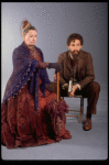 Actors Barbara Bryne and Robert Westenberg from the Broadway production of the musical "Sunday In The Park With George." (New York)