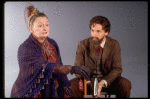 Actors Barbara Bryne and Robert Westenberg from the Broadway production of the musical "Sunday In The Park With George." (New York)