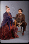 Actors Barbara Bryne and Robert Westenberg from the Broadway production of the musical "Sunday In The Park With George." (New York)