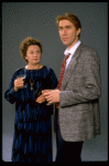 Actors Harry Groener and Barbara Bryne from the Broadway production of the musical "Sunday In The Park With George." (New York)