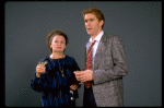 Actors Harry Groener and Barbara Bryne from the Broadway production of the musical "Sunday In The Park With George." (New York)
