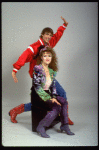 Actors Bernadette Peters and Christopher D'Amboise from the Broadway production of the musical "Song and Dance." (New York)