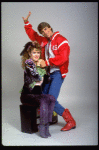 Actors Bernadette Peters and Christopher D'Amboise from the Broadway production of the musical "Song and Dance." (New York)