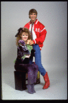 Actors Bernadette Peters and Christopher D'Amboise from the Broadway production of the musical "Song and Dance." (New York)